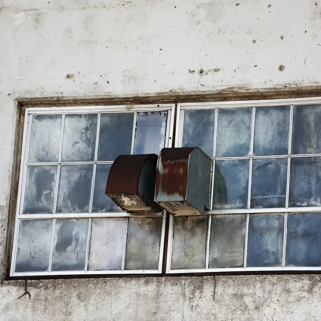 old rusty vents